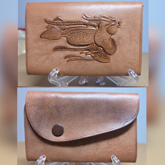 Vintage Hereford Complete Leather Wallet Gift Box Set with Original Inserts - Picture 3 of 13